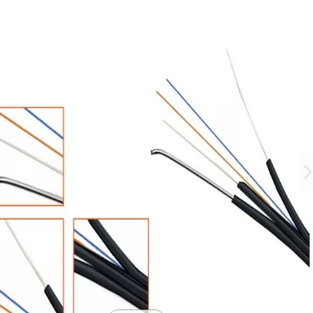 1 rivestimento del membro di forza del filo di acciaio del cavo flessibile del centro FTTH G657A LZSH