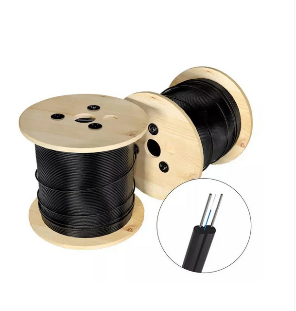FTTH Drop Cable Indoor 1/2 core Arco tipo FRP/acciaio