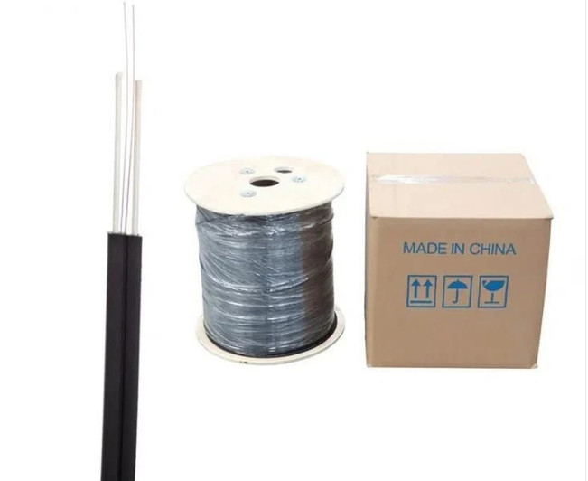 FTTH Drop Cable Singlemode 1-2 Core GJXFH FRP Strength Member
