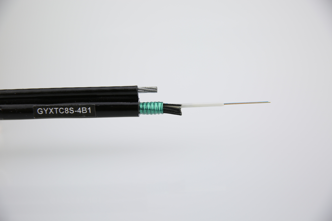 GYTC8S aereo blindato Figura 8 Cavo con nastro d'acciaio 24 36 48 72 Cavo ottico a fibra ottica G652D