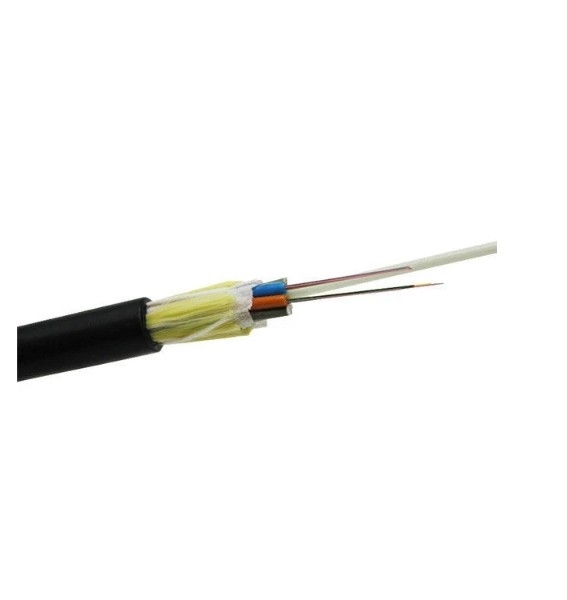 2-36 core Span 100 M PE AT giacca guaina G652D Single giacca esterno ADSS Cavo ottico a fibra
