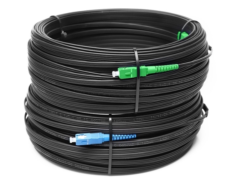 FTTH Fibra Ottica Patch Cable LC SC ST FC PC UPC APC Singlemode Simplex Outdoor Fibra Ottica Drop Cable Patch Cord