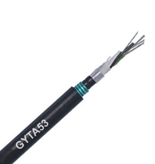 Cavo ottico a guarnizione in PE sepolto direttamente GYTA53 12,2-19,7 mm di diametro per le esigenze del cliente