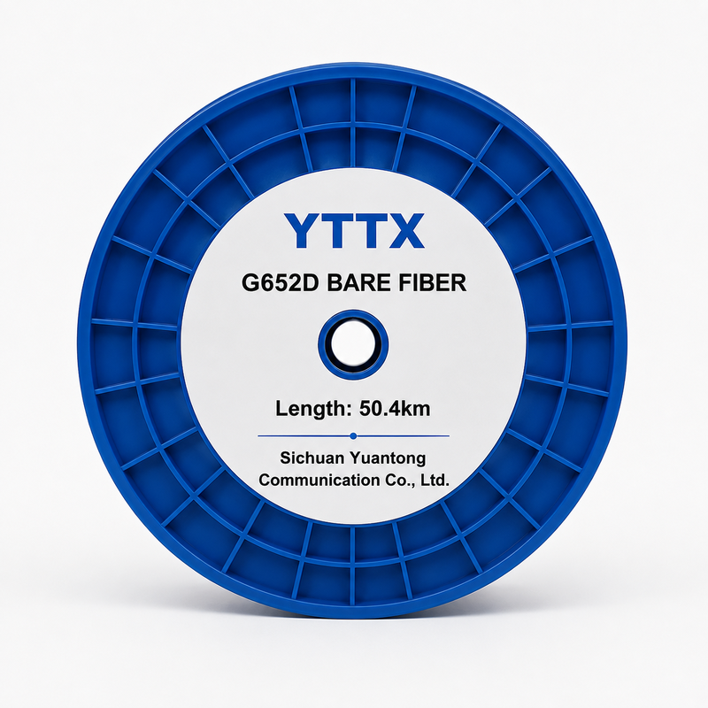 Fibra G652D 48.8KM 50.4KM per bobina Fibra nuda SM lunghezza personalizzabile