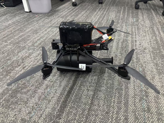 Drone quadricottero con rivestimento in fibra FPV a lunga distanza, controllo remoto, 20 km/bobina, 2,8 mm
