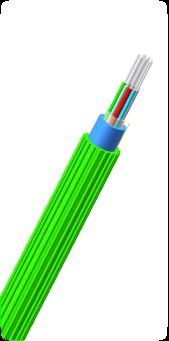 Cable micro a soffiata d'aria con guaina di HDPE Distanza di soffiata 2000 m